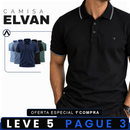 [LEVE 5 PAGUE 3] Camisa Masculina Elvan em Algodão e Elastano (Qualidade e Estilo Puro!)